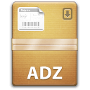 Иконка формата файла adz