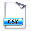 Иконка формата файла csy