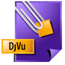 Иконка формата файла djvu