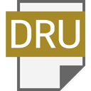Иконка формата файла dru
