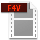 Иконка формата файла f4v