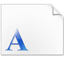 Иконка формата файла fon