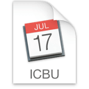 Иконка формата файла icbu