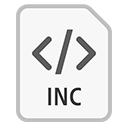 Иконка формата файла inc