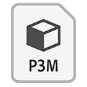 Иконка формата файла p3m