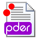 Иконка формата файла pder