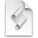 Иконка формата файла scpt