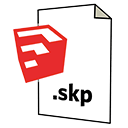 Иконка формата файла skp