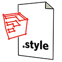Иконка формата файла style