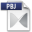 Иконка формата файла pbj