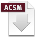 Иконка формата файла acsm