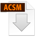 Иконка формата файла acsm