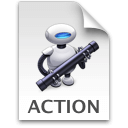 Иконка формата файла action