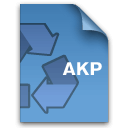 Иконка формата файла akp