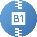 Иконка формата файла b1
