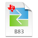 Иконка формата файла b83