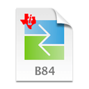 Иконка формата файла b84