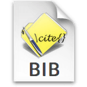 Иконка формата файла bib