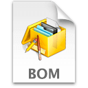 Иконка формата файла bom