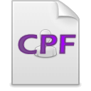 Иконка формата файла cpf