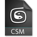 Иконка формата файла csm