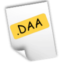 Иконка формата файла daa