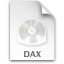 Иконка формата файла dax