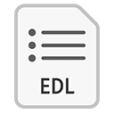 Иконка формата файла edl