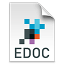 Иконка формата файла edoc