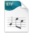 Иконка формата файла etf