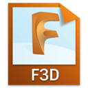 Иконка формата файла f3d