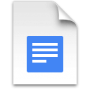 Иконка формата файла gdoc