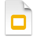 Иконка формата файла gslides
