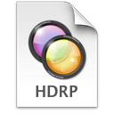 Иконка формата файла hdrp