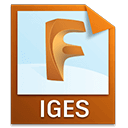 Иконка формата файла iges