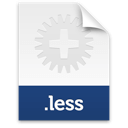 Иконка формата файла less