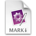 Иконка формата файла markdn