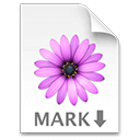 Иконка формата файла markdown