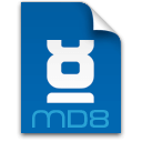 Иконка формата файла md8