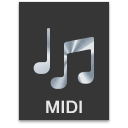 Иконка формата файла midi