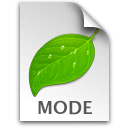 Иконка формата файла mode