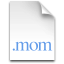 Иконка формата файла mom