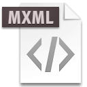 Иконка формата файла mxml