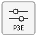 Иконка формата файла p3e
