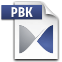 Иконка формата файла pbk