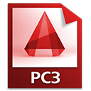 Иконка формата файла pc3