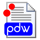 Иконка формата файла pdw