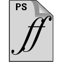 Иконка формата файла pfa