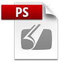 Иконка формата файла ps