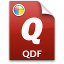 Иконка формата файла qdf